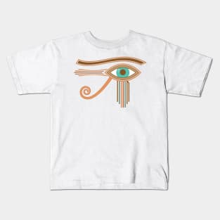 Eye of Horus Ancient Egyptian Amulet for Health Kids T-Shirt